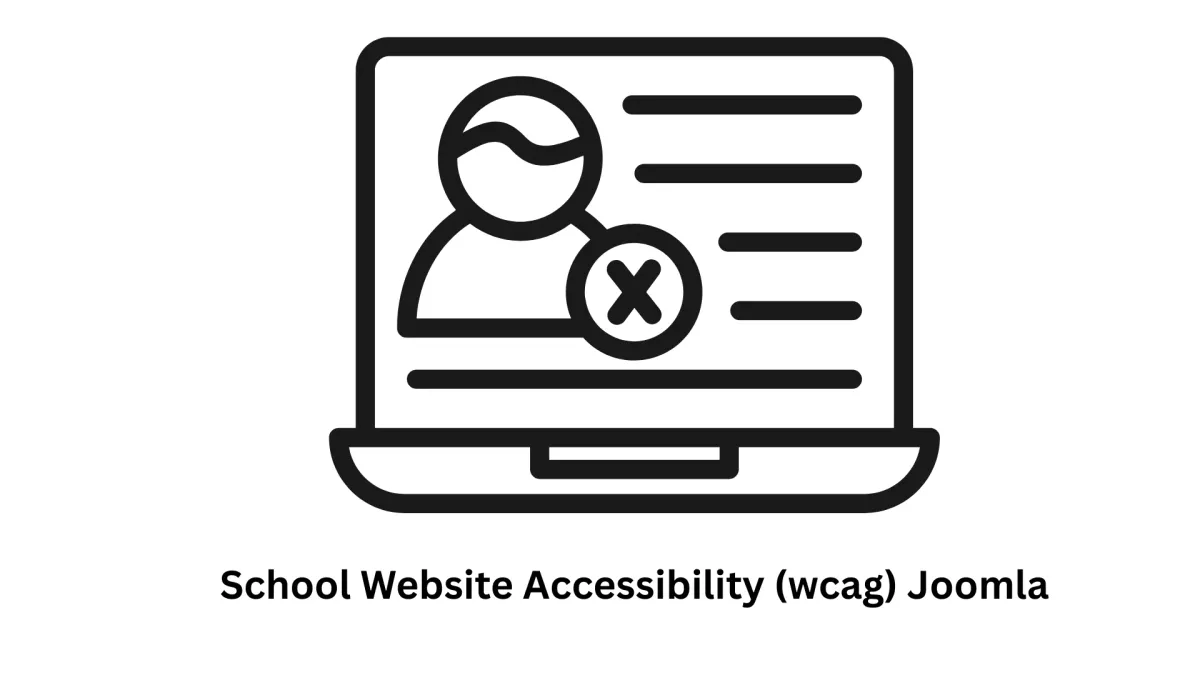 school website accessibility (wcag) joomla